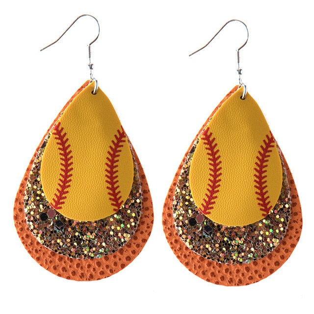 Retro Leopard Dangle Earrings