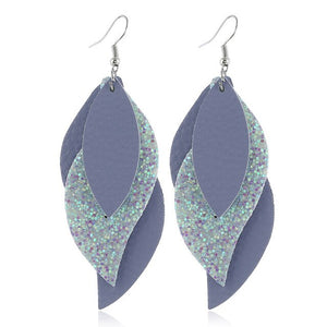 Retro Leopard Dangle Earrings