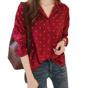 Casual Long Sleeves Blouse