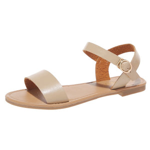 Flat Peep Toe Sandals