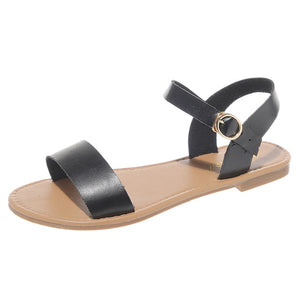 Flat Peep Toe Sandals