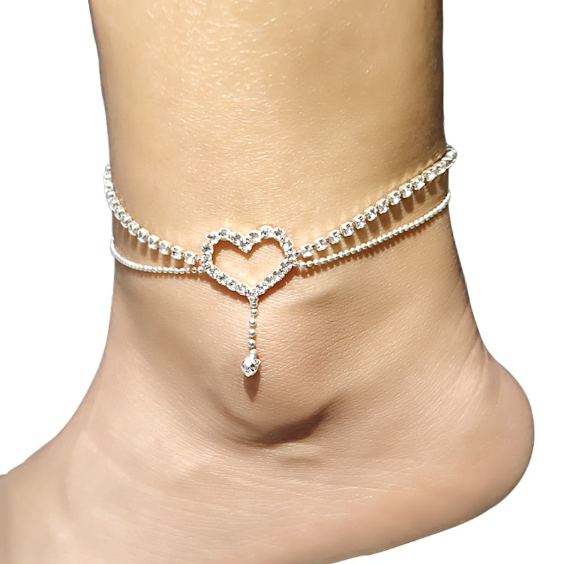 Heart Ankle Bracelet