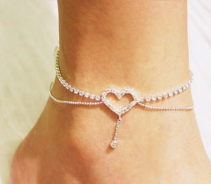 Heart Ankle Bracelet